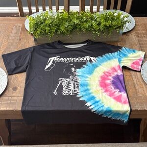 Travis Scott Tie-Dye Graphic T-Shirt